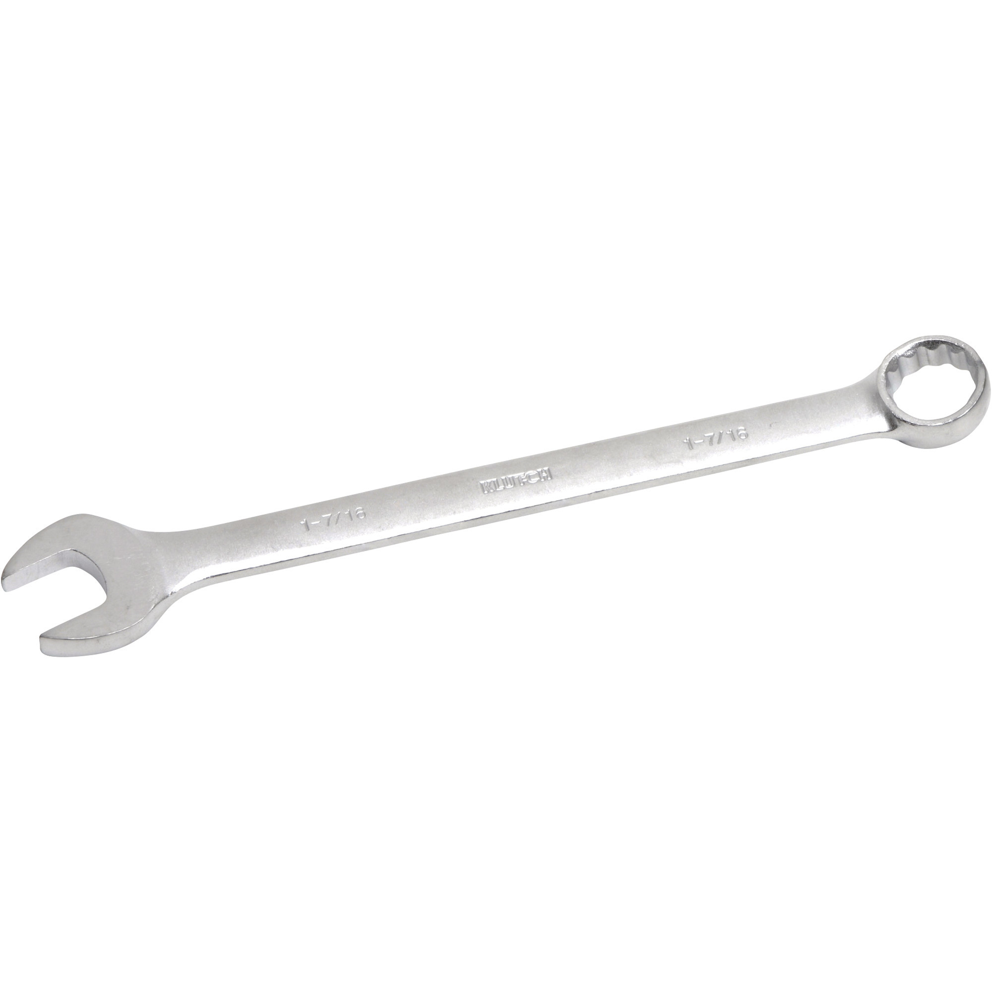 Klutch Full Polish Combination Wrench, SAE, 1 7/16in.